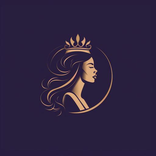minimalist logo, hair care brand hertiage crown, african american, clean beauty, luxury, upscale