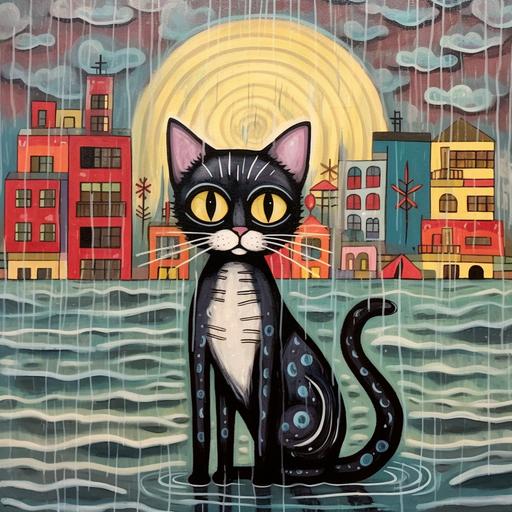 monsoon cat --no umbrella