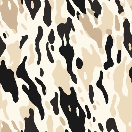 natural colors, cow print pattern, white background --tile