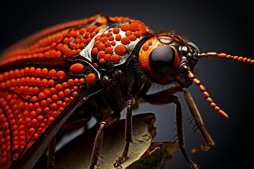 natural realism, hyper realistic, ladybug elytra wings under an electron microscope, backlit --ar 3:2
