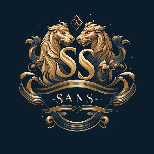 nice logo with words S&S