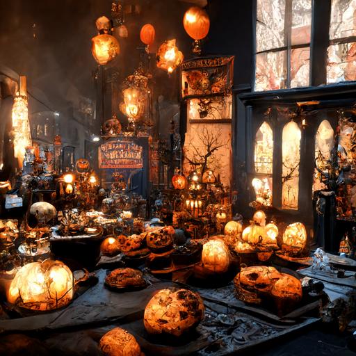 Halloween festival, old town square, New England, complete in picture, regal, photorealistic, octane render, hyper-realism, hyper-ornate details, volumetric light, cinematic, ultra-detailed technical precision--ar 1920:1280 --hd --q 2