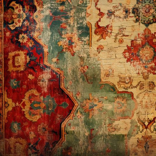 old Turkish carpet texture