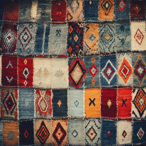 old Turkish carpet texture