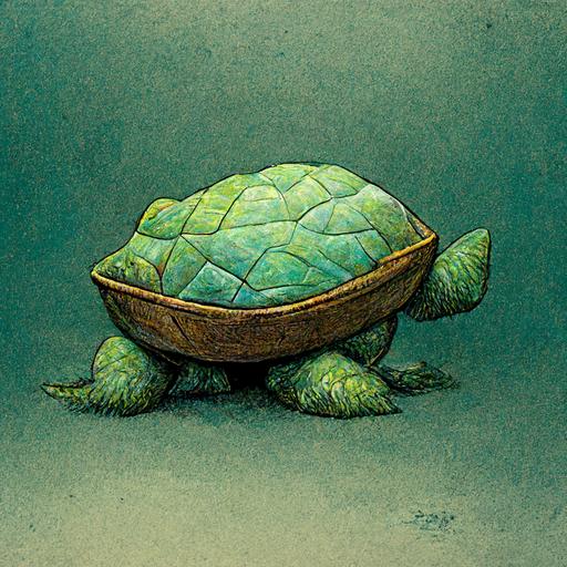 old turtle cartoon