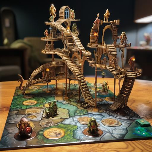 ophidians and ladders board game