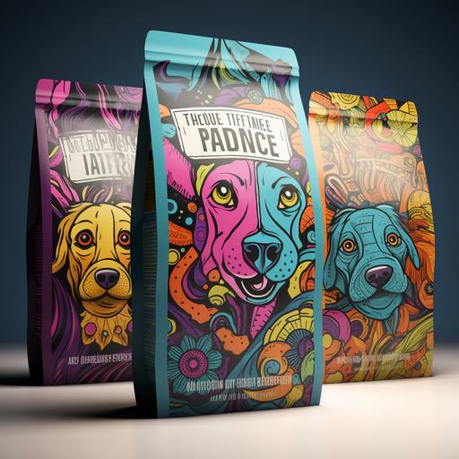 organic dog food packaging design