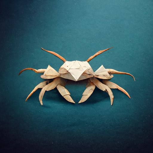 origami crab --uplight