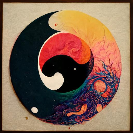 ouroboros, yin yang, lsd