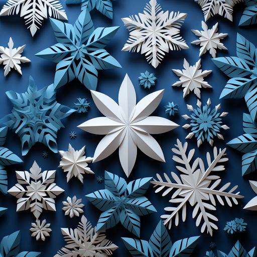paper cut pattern, snowflakes --s 750 --style raw