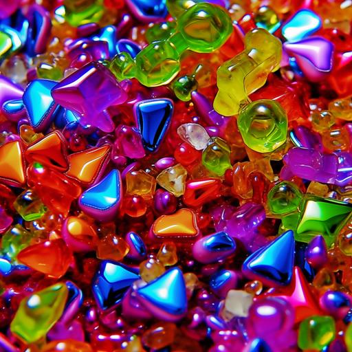 photonegative refractograph rainbow sparkles friendliest alien planet ever Liquid Metal shiny reflective surfaces galaxycore crystallized crystals extremely detailed shimmery crystalline ropes of gemstones crystals --weird 99