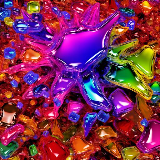 photonegative refractograph rainbow sparkles friendliest alien planet ever Liquid Metal shiny reflective surfaces galaxycore crystallized crystals extremely detailed shimmery crystalline ropes of gemstones crystals --weird 99