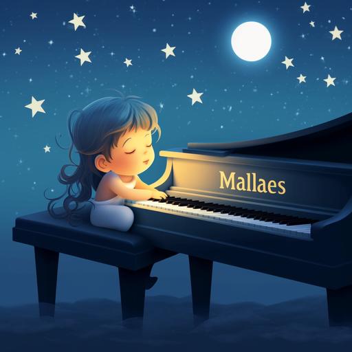 piano sleep,for kids ,cute,holiday night feel,best resolution ,xmas feel ,stars and snow