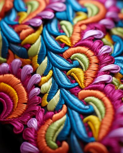 picot embroidery ribbon loop piCotopaxi --ar 8:10