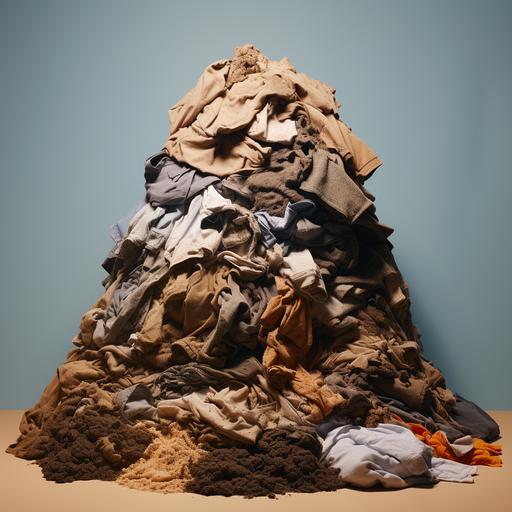 pile of dirt laundry