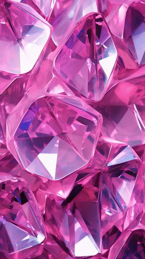 pink irisdescent diamond crystal background texture, details, close, hyperrealistic, --v 5.2 --ar 9:16