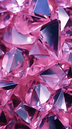 pink irisdescent diamond crystal background texture, details, close, hyperrealistic, --v 5.2 --ar 9:16