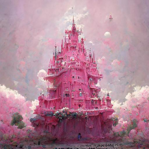 dress pink jelly princess castle