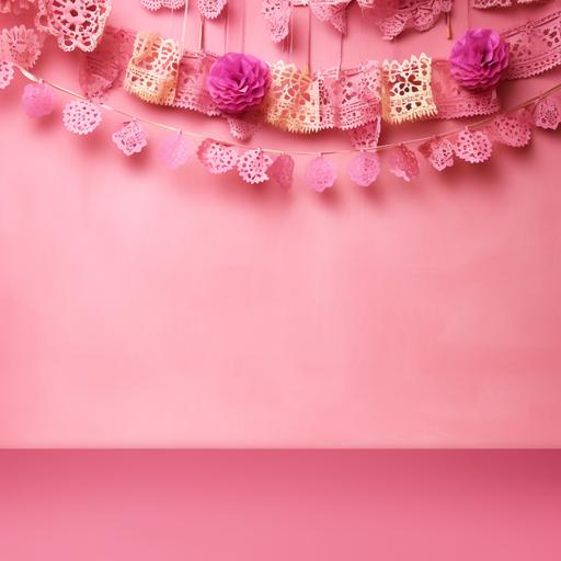 pink mexican fiesta banner background 5k image
