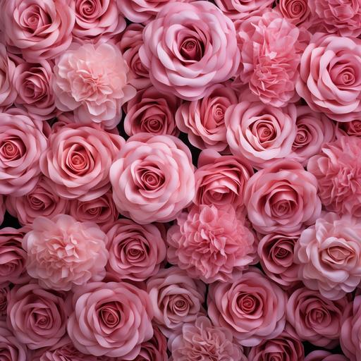 pink shimmering roses, beautiful wall of roses, photo backdrop