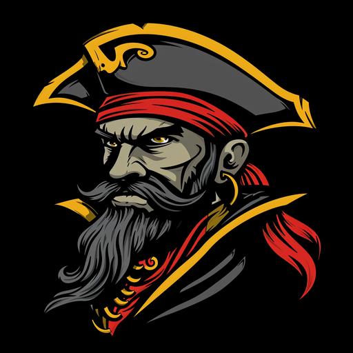 pirate mascot logo --v 6.0