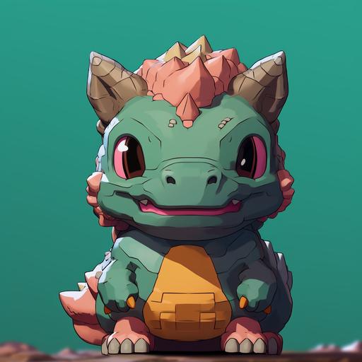 pixel cute kaiju king --s 750