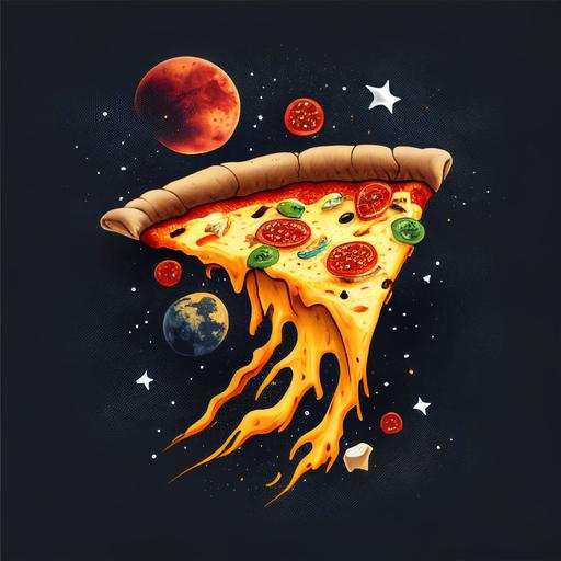 pizza funny,space