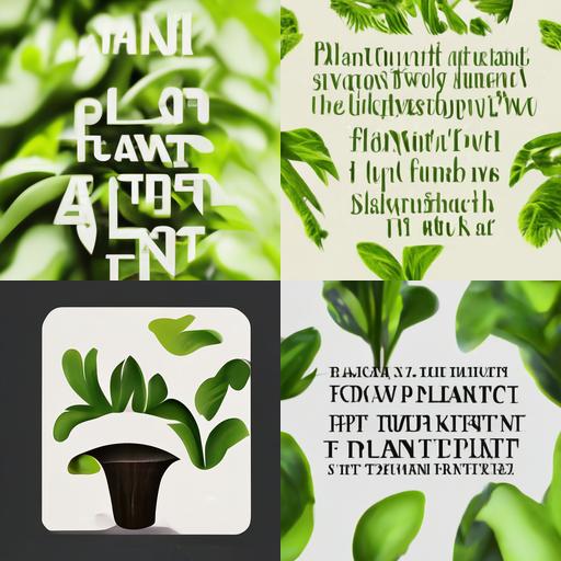 plant font