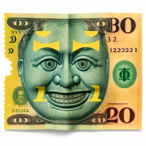 png money 2d emoji, 128x128, Currency is calledd HC so a bi H and C on the banknote