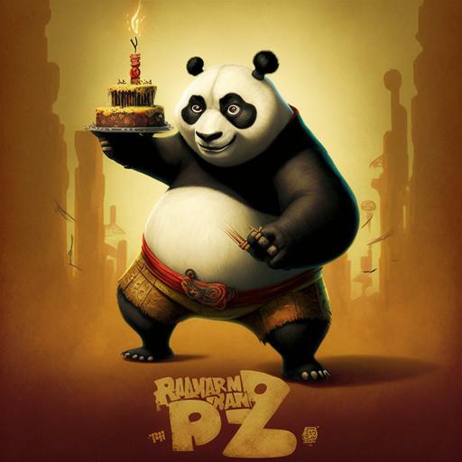 , po Kung Fu Panda birthday\