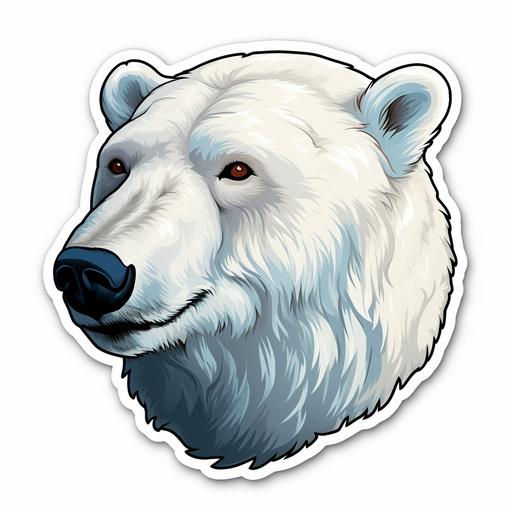 polar bear sticker artic