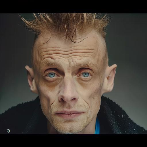 polish rapper Oki looks like an 80 year really old grandpa, with a lot of wrinkles on his face --v 6.0