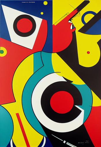 pop art poster, success and bullseye, by Roy Fox Lichtenstein, texture --test --ar 9:16