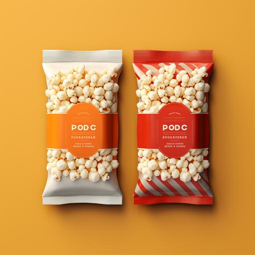 popcorn to go packaging reusable retrodesign minimalistic colors