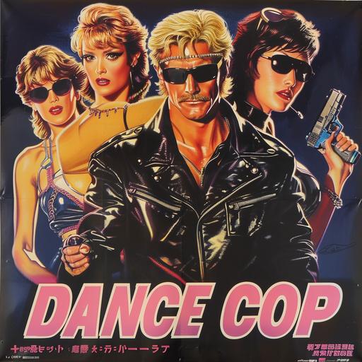 poster of the 1980s over the top action comedy movie 