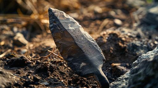 prehistoric,Stone Age,Stone adze, stone chisel, stone arrowhead,HD,photography,sony --ar 16:9