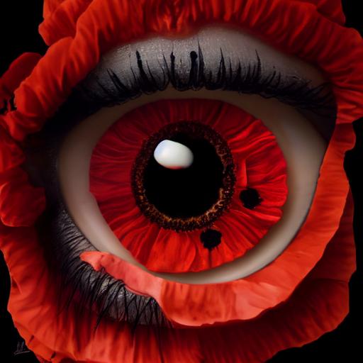 pretty poppy cross eye, kneel down and get those clogged pores extracted, the oozing pop of a clean smooth nugget, clear up and clean out, skinwave, aestheticianpunk, cringecore --test --creative