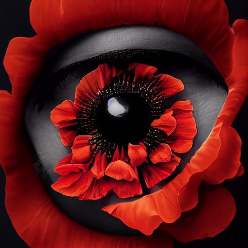 pretty poppy cross eye, kneel down and get those clogged pores extracted, the oozing pop of a clean smooth nugget, clear up and clean out, skinwave, aestheticianpunk, cringecore --test --creative