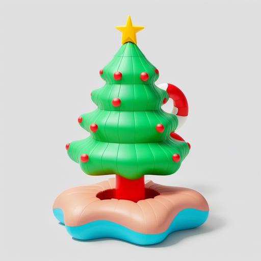 product photo of inflatable christmas tree beach toy