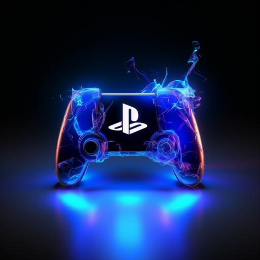 ps5 logo with name 4k gaming on it ultra realistic full hd