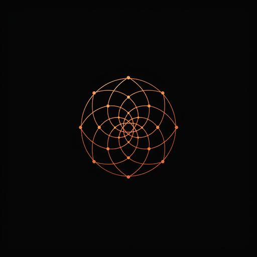 psychedelic antimatter dmt crop circles, simple elegant 2d vector art logo --chaos 12 --weird 64