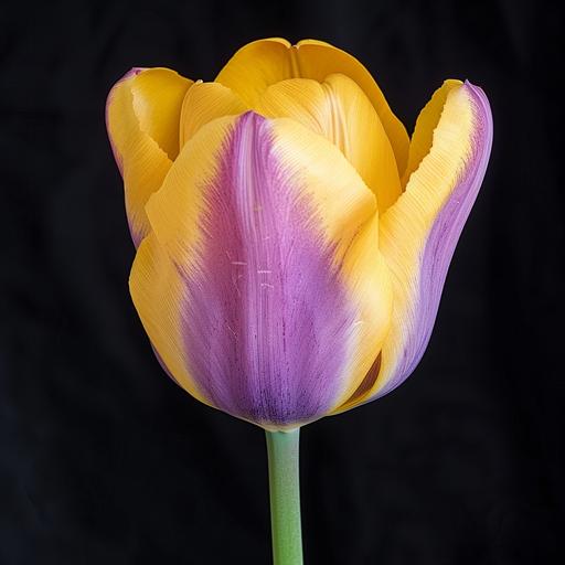yellow and purple tulip --v 6.0