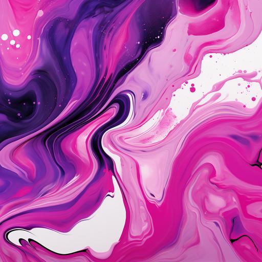purple and pink liquid paint splashes , different shapes, abstract ,seamless, wide screen