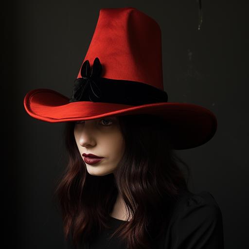 red vampire hat