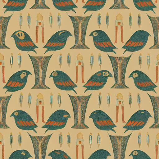 repeating pattern egyptian wallpaper --tile --test --creative
