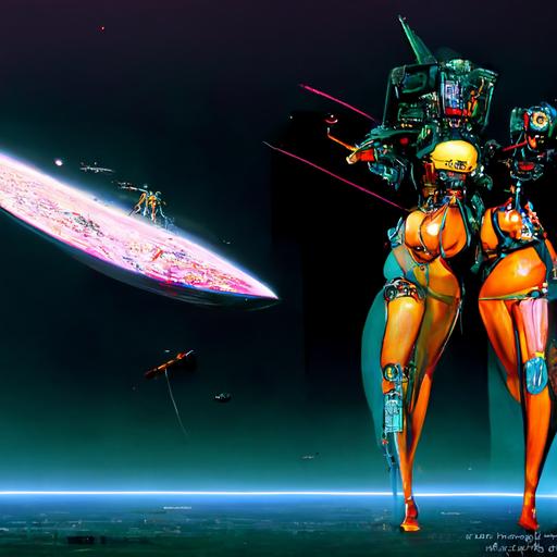 The Concept of Cyber Punk Waifu Mecha and Thermonuclear Warfare On The Planet Saturn and Uranus