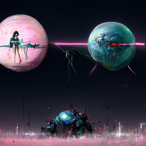 The Concept of Cyber Punk Waifu Mecha and Thermonuclear Warfare On The Planet Saturn and Uranus
