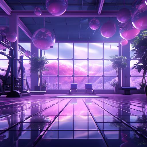 royal pink purple gym background 5k image