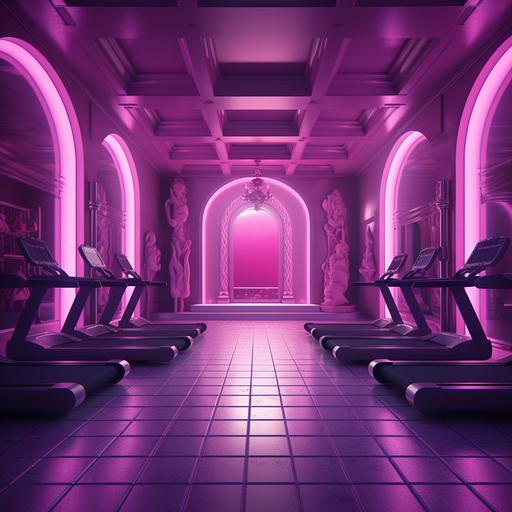 royal pink purple gym background 5k image