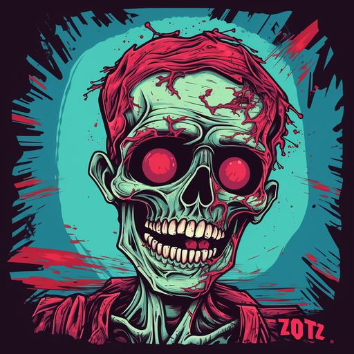 Missing required word This channel requires you to use one of the following words in your prompts: Zombie skeleton cartoon character using retro color scheme in bold vector outline style, hand drawn, intricate details, cinematic lighting, adire --uplight --v 5.2